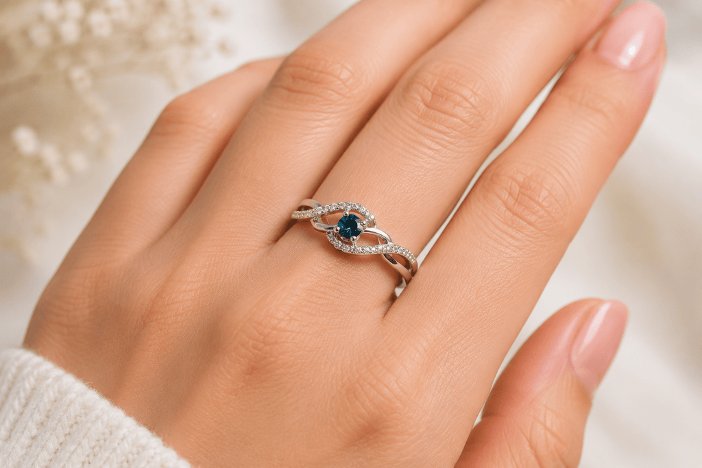 Azure Infinity Ring