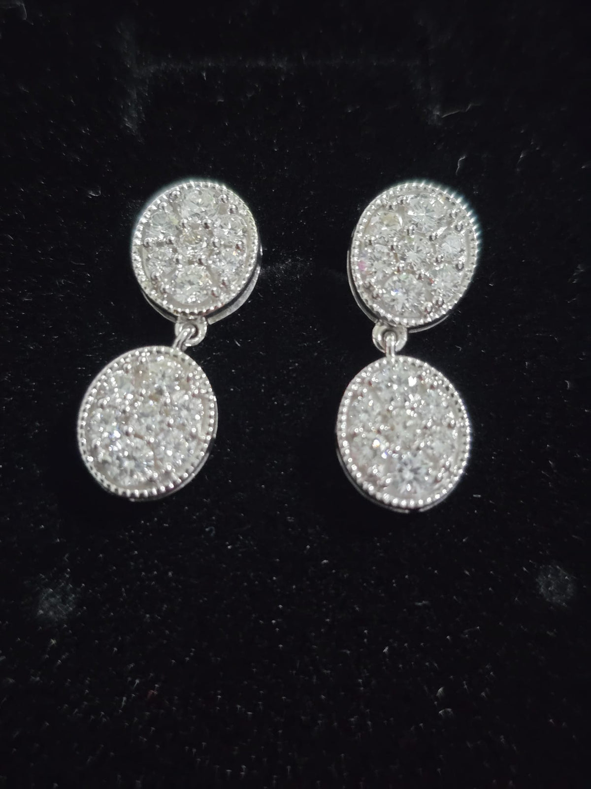 Luminous Diamond Drop Earrings
