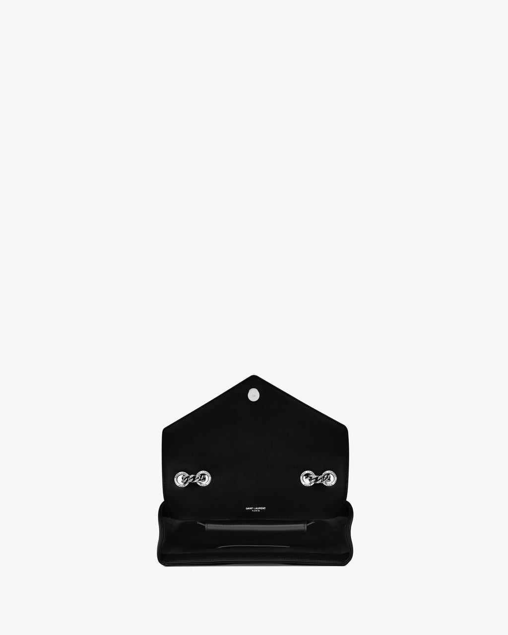 YSL Saint Laurent Loulou Small Matelassé Lambskin Bag (Silver Chain)